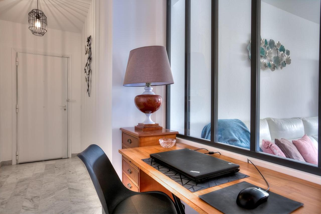 Le Sun-Beach - Spacieux 3 Pieces Avec Parking A 400 M Des Plages De Juan-Les-Pins Exterior foto
