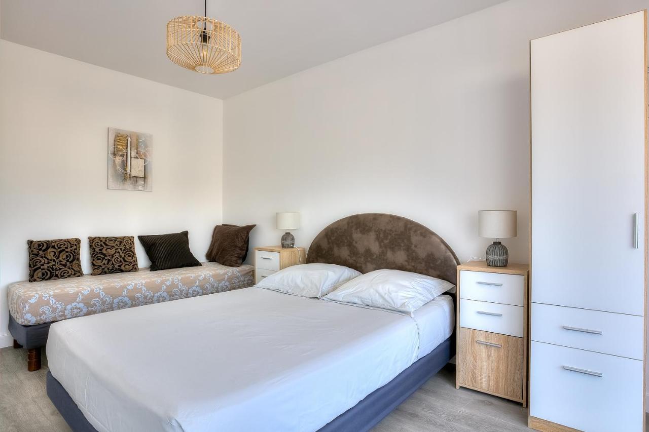 Le Sun-Beach - Spacieux 3 Pieces Avec Parking A 400 M Des Plages De Juan-Les-Pins Exterior foto