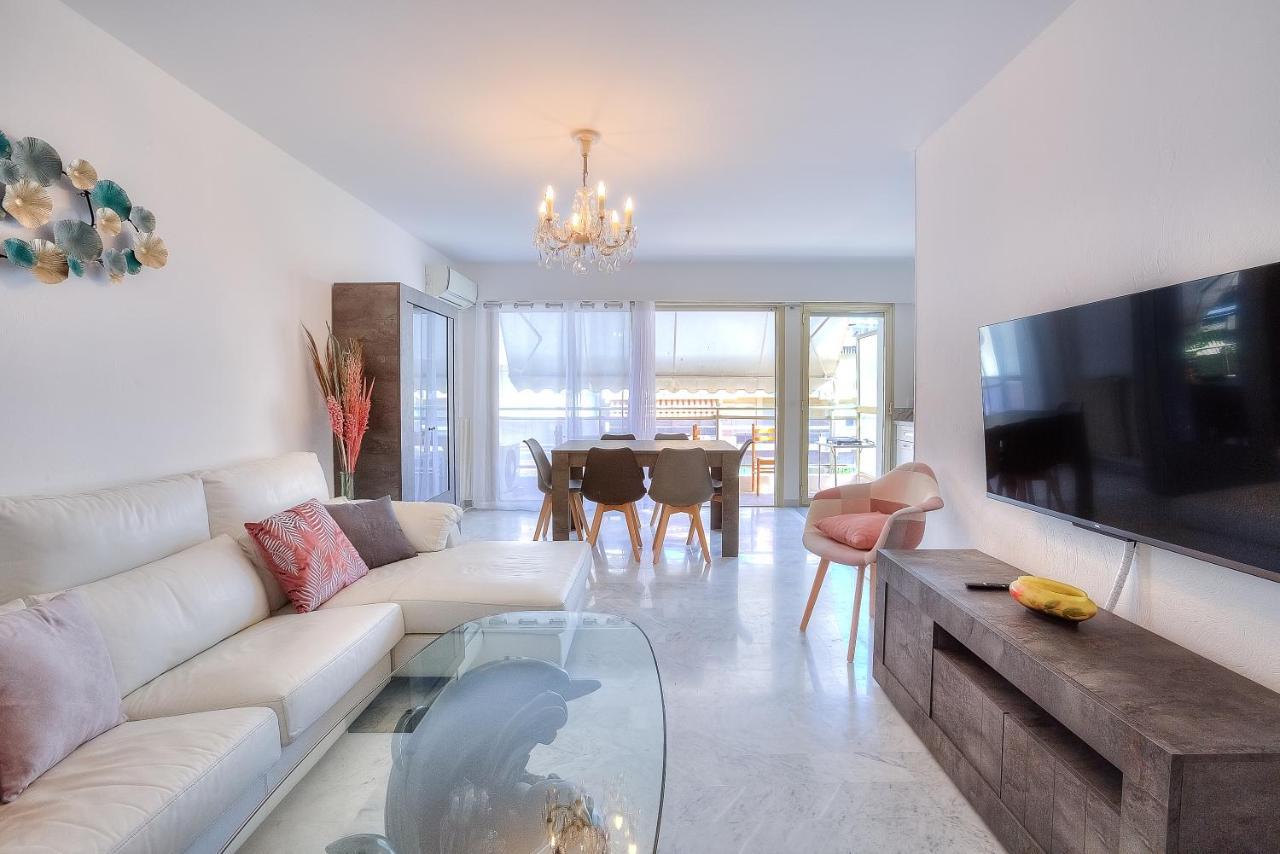 Le Sun-Beach - Spacieux 3 Pieces Avec Parking A 400 M Des Plages De Juan-Les-Pins Exterior foto